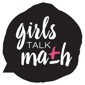 Girls talk math logo